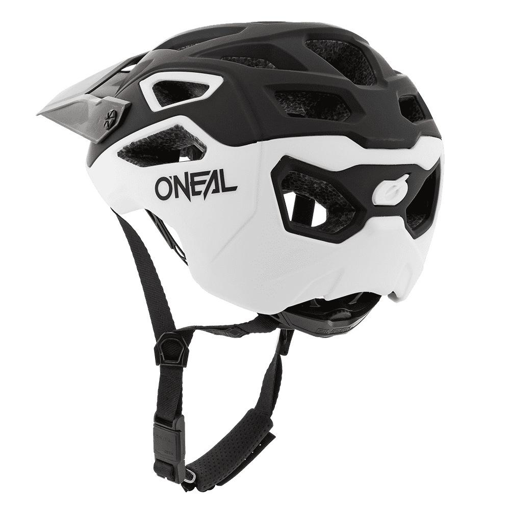 O'Neal PIKE Bicycle Helmet Solid Black-White
