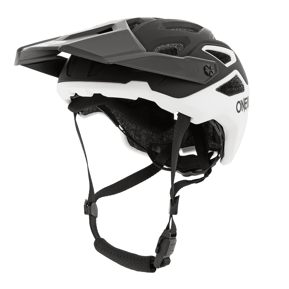 pickel fahrradhelm O'Neal PIKE Fahrradhelm Solid Schwarz-Weiß