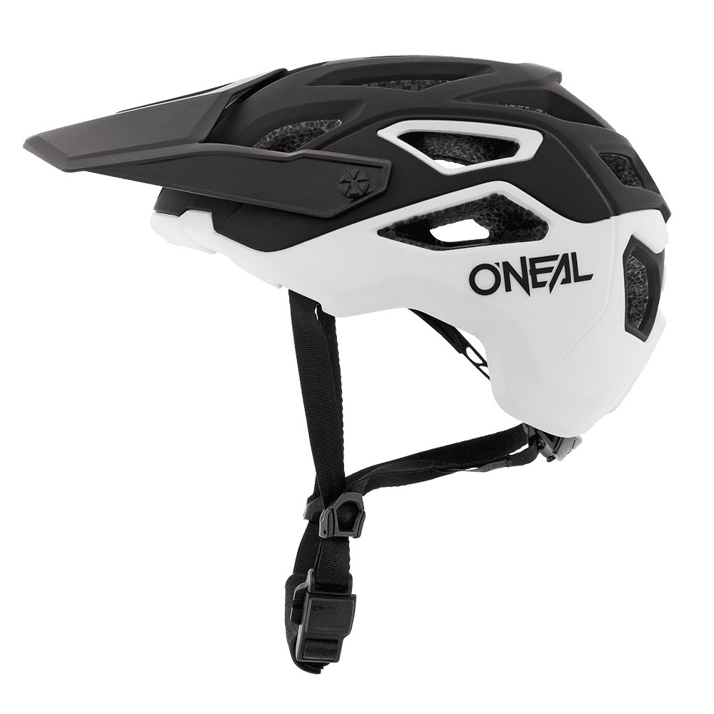 O'Neal PIKE Bicycle Helmet Solid Black-White