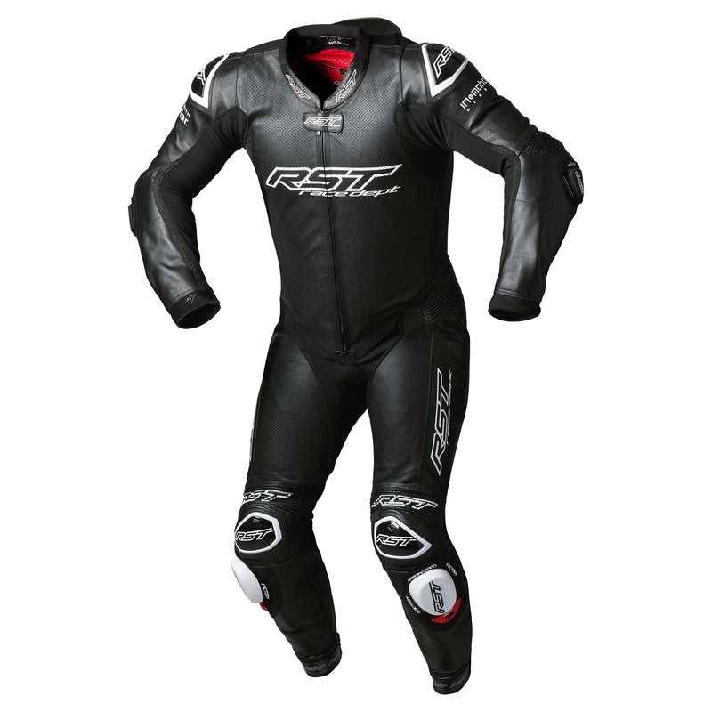 RST V4.1 Evo Kangaroo 1-Teiler Lederkombi mit Airbag-System Schwarz