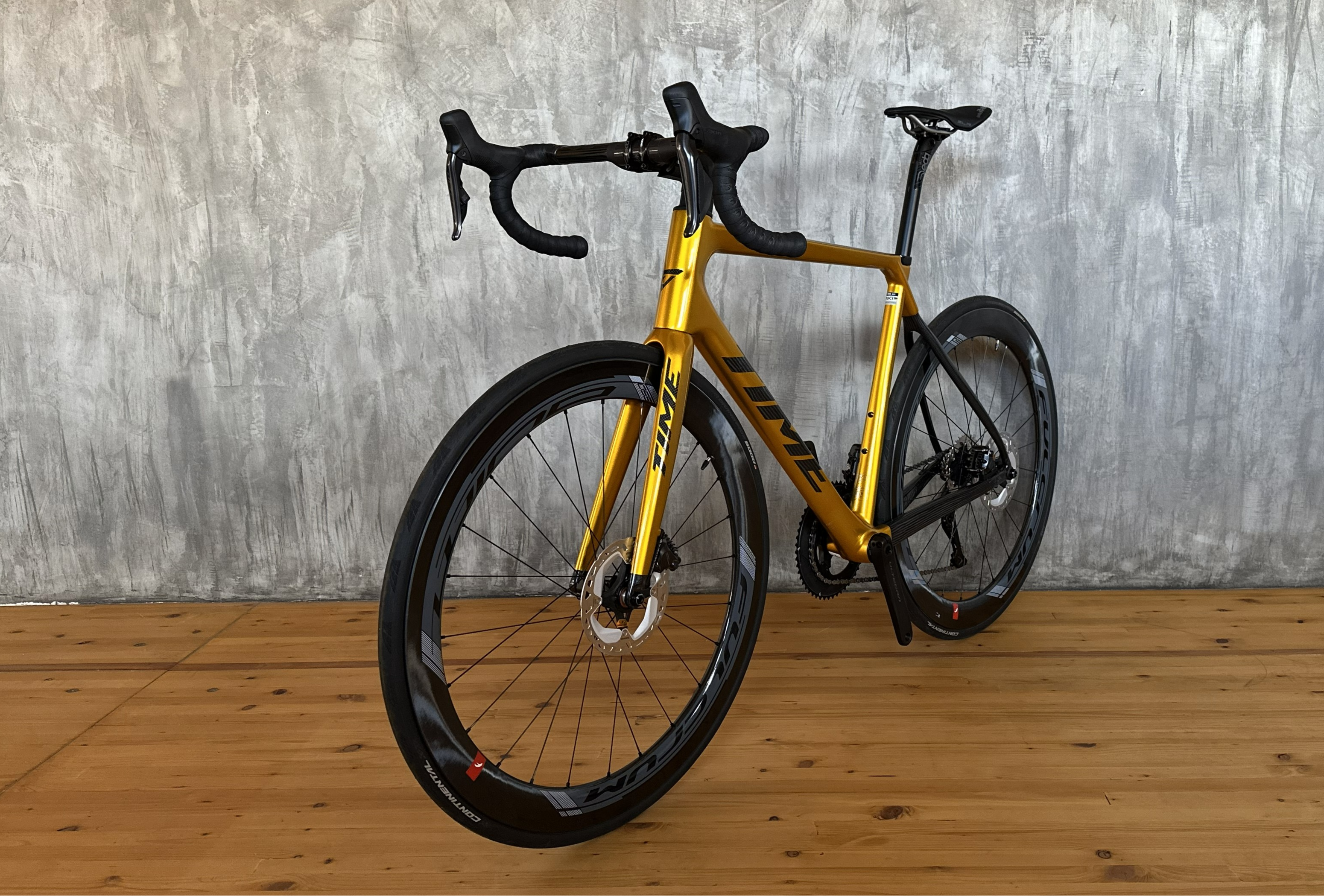 Time Alpe d´Huez Road brilliant gold