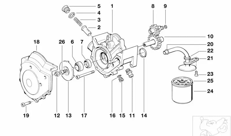 Ölfilter für viele BMW Modelle 11421460845