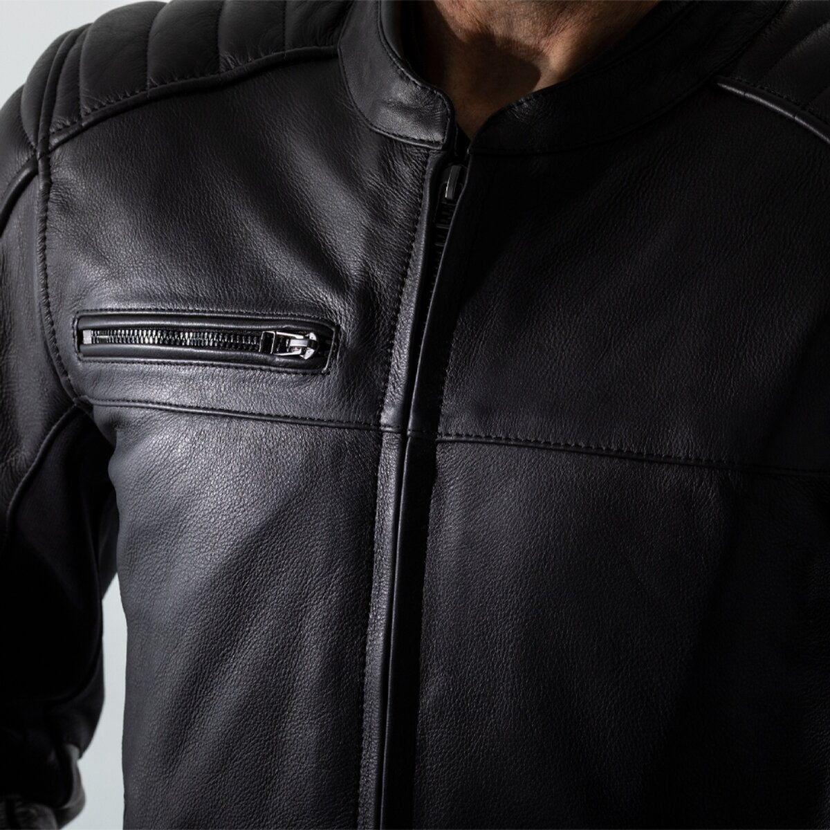 RST Fusion Airbag Lederjacke Herren