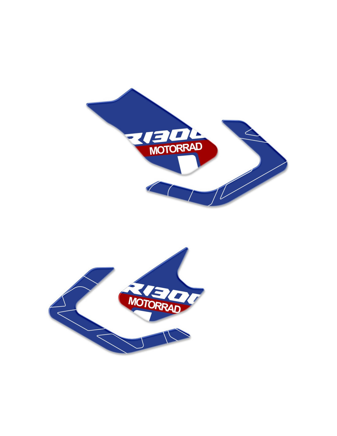 AZ Tank-Seitenaufkleber BMW R 1300 GS 2024 Trophy FM-1076