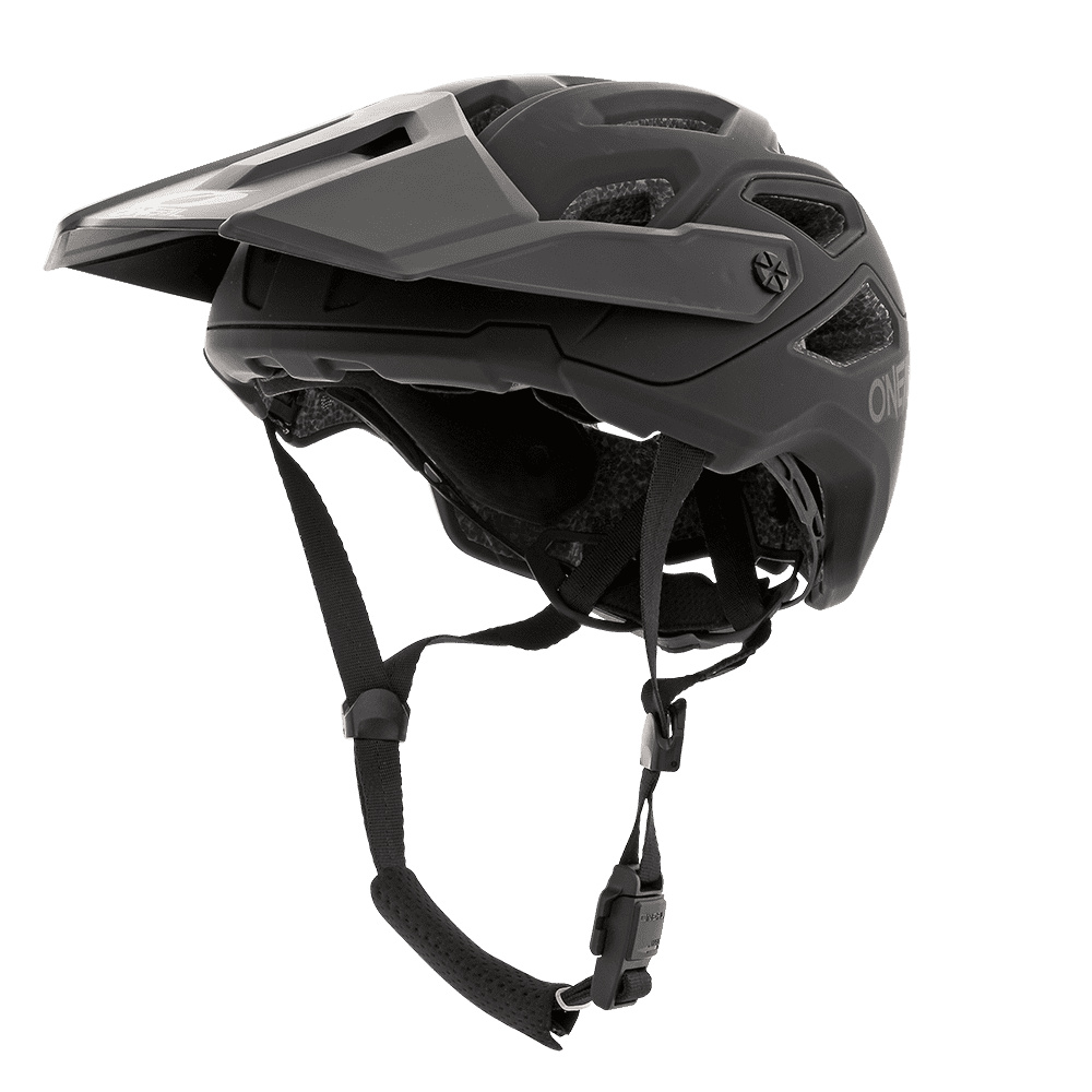 O'Neal PIKE Fahrradhelm Solid Schwarz-Grau