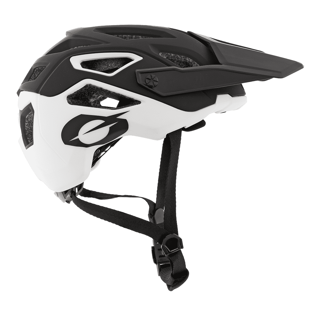 O'Neal PIKE Fahrradhelm Solid Schwarz-Weiß