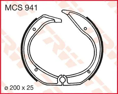 TRW MCS941 Break Shoe