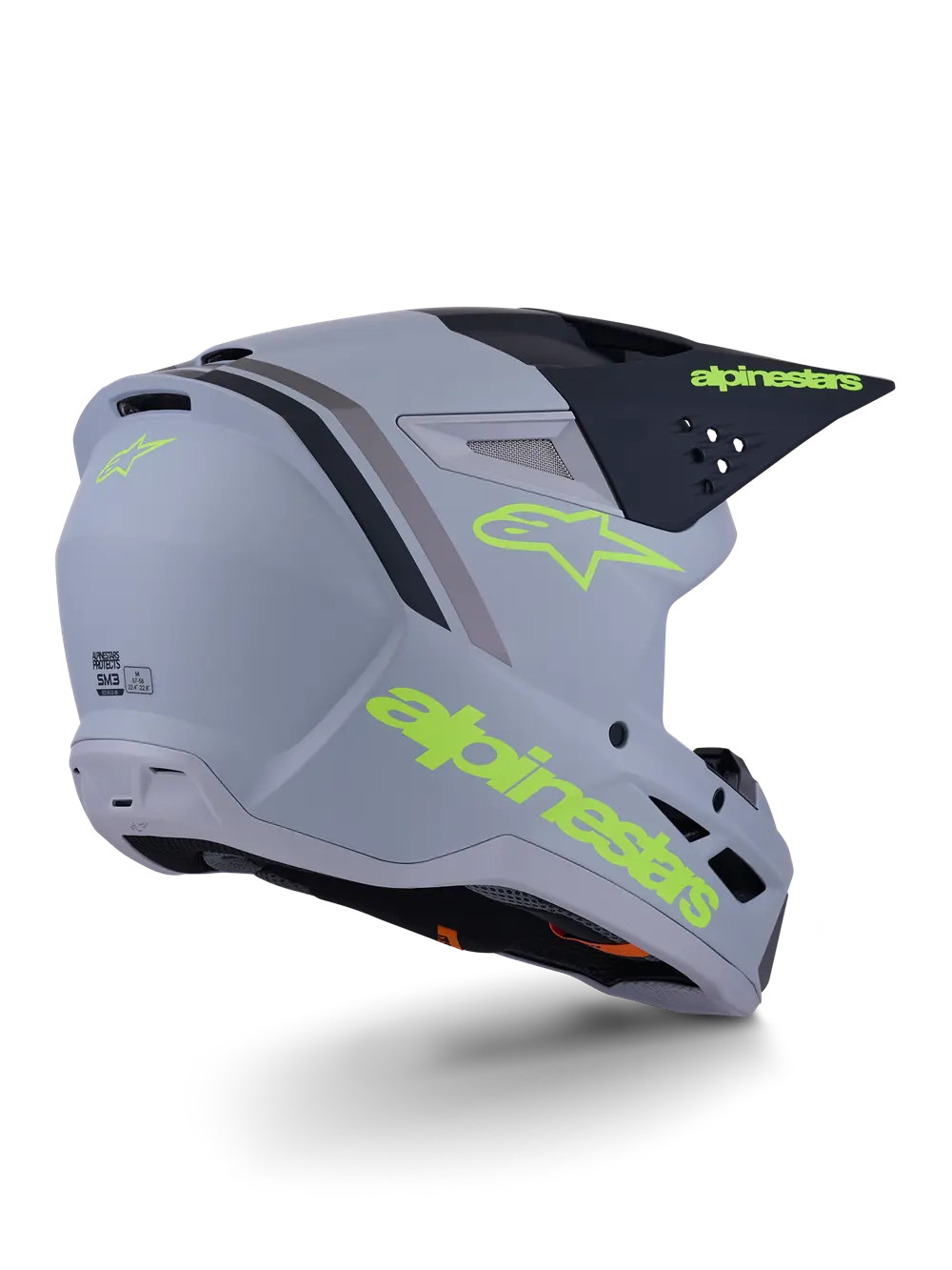 Alpinestars Helm SM3 Radium GRAY/BLK/YL Enduro/Cross