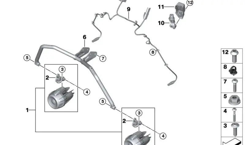 BMW Motorrad Zusatzschalter für Zusatzscheinwerfer
