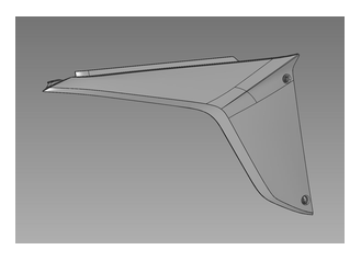 GasGas Moto rechte Abdeckung