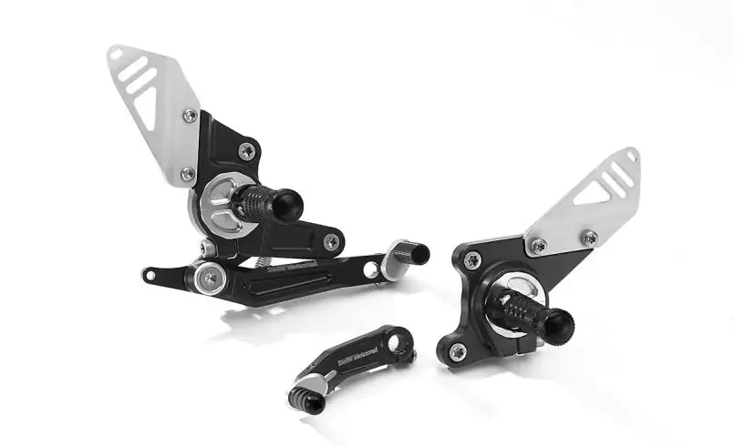 BMW Motorrad HP Fußrastenanlage gefräst LINKS