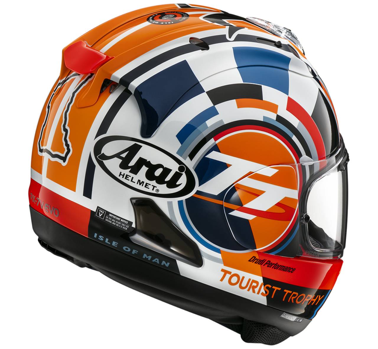 ARAI RX-7V EVO Helm TT IOM 2025