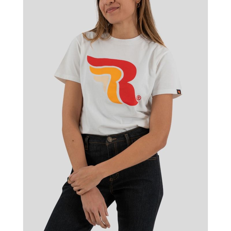 Riding Culture Logo Lady White T-Shirt Damen