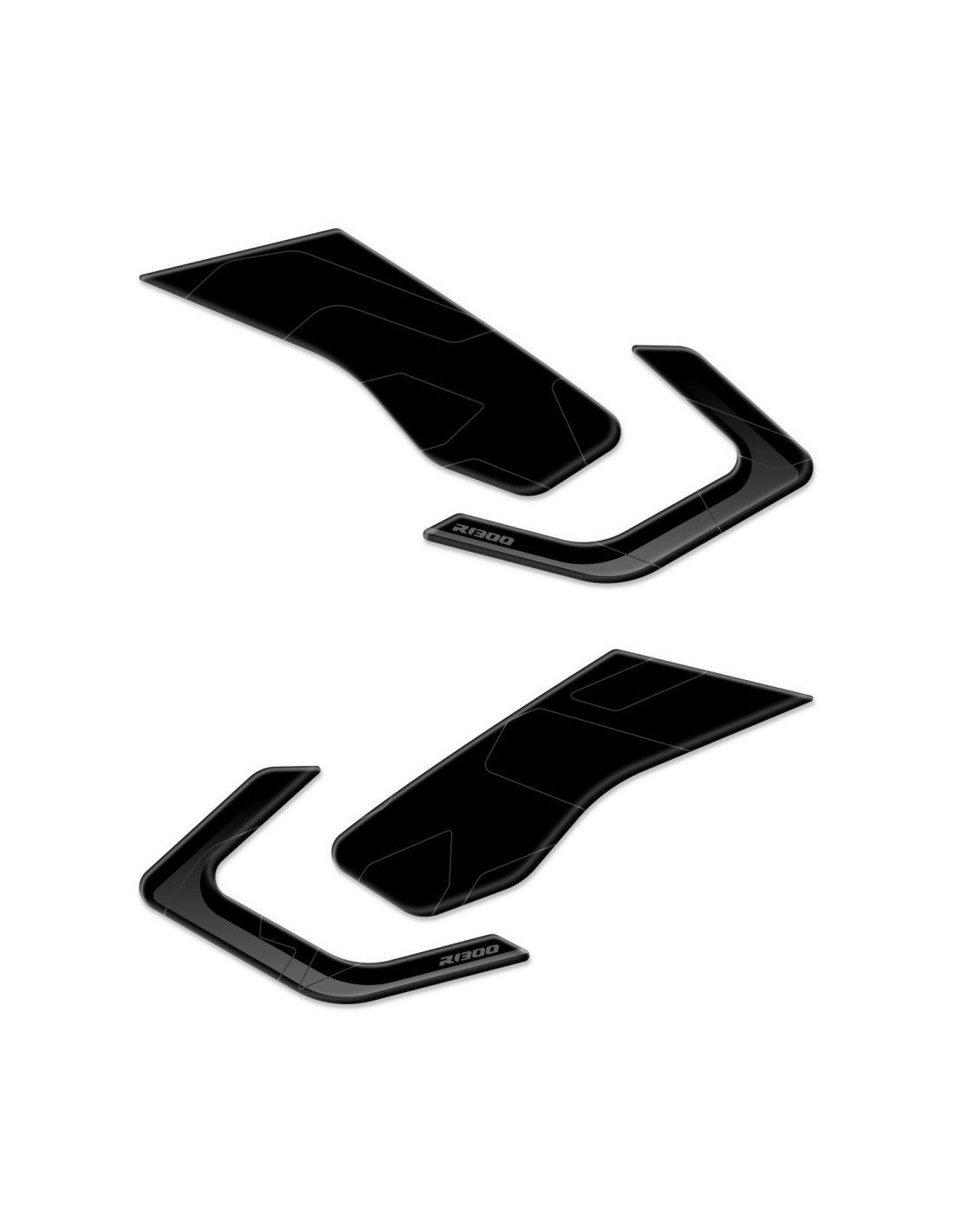 AZ Tank-Seitenaufkleber BMW R 1300 GS 2024 Triple Black FM-1076