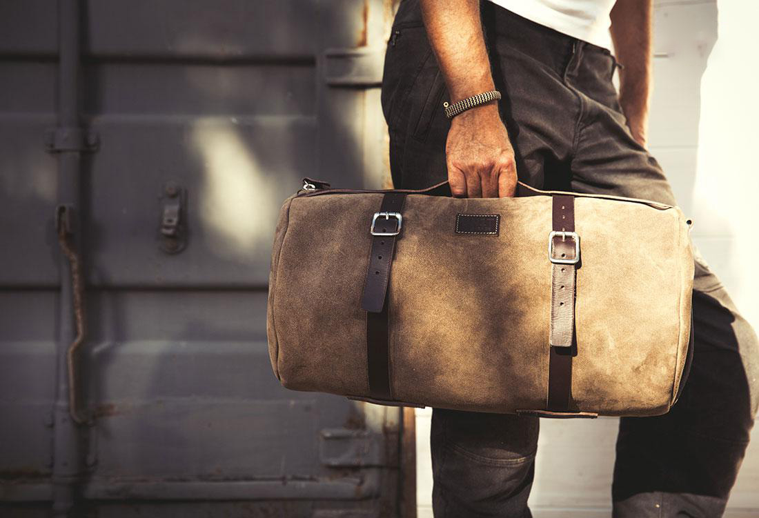 Unit Garage Reisetasche Kalahari 25L Spaltleder