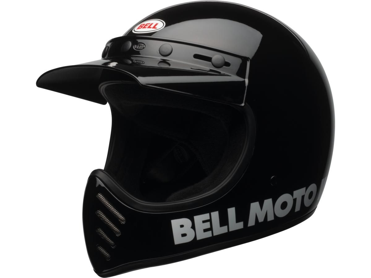 Bell Moto-3  Classic Black Helm